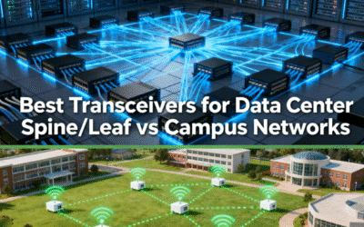 Best Transceivers for Data Center Spine/Leaf vs Campus Networks