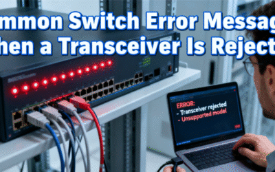 Common Switch Error Messages When a Transceiver Is Rejected