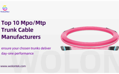 Top 10 Mpo/Mtp Trunk Cable Manufacturers For 40G/100G Migration