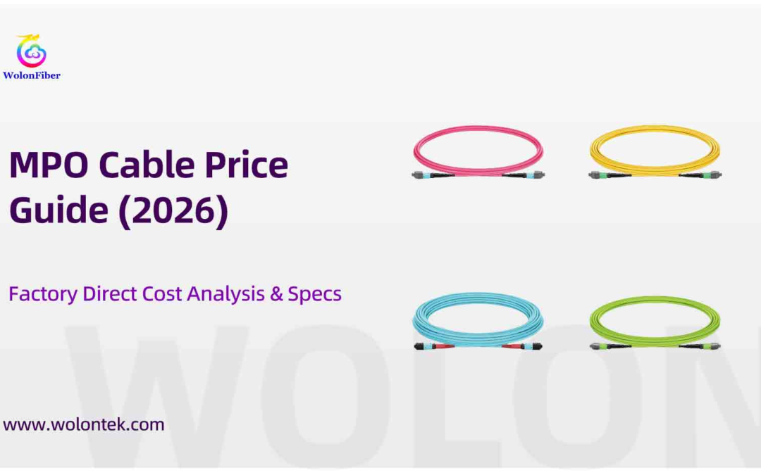 MPO Cable Price Guide (2026): Factory Direct Cost Analysis & Specs
