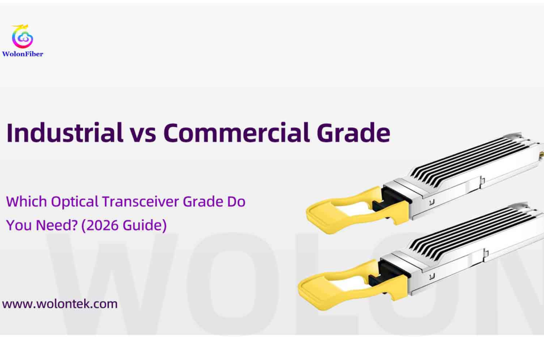 Industrial vs Commercial Grade: Which Optical Transceiver Grade Do You Need? (2026 Guide)