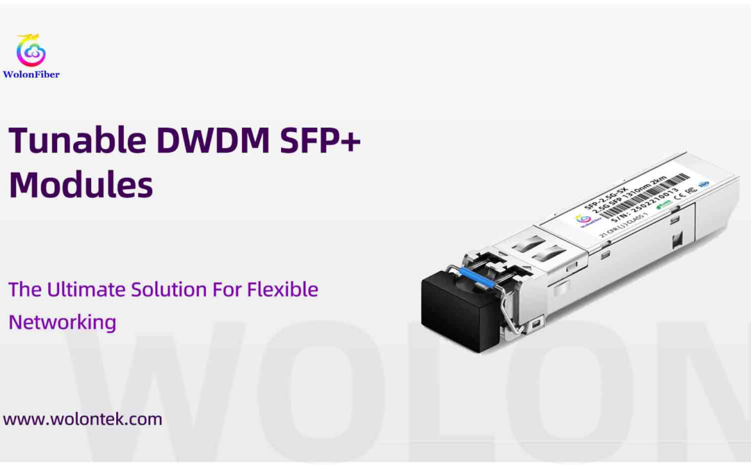 Tunable DWDM SFP+ Modules: The Ultimate Solution For Flexible Networking