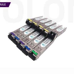 Wolon custom 1.25G CWDM DWDM SFP MODULE with color-coded pull tab, engineered for 40km to 120km Gigabit optical multiplexing.