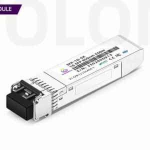 Wolon custom 1000BASE-SX 1.25G multimode SFP MODULE with LC connector and black pull-tab for short-reach Gigabit networks.