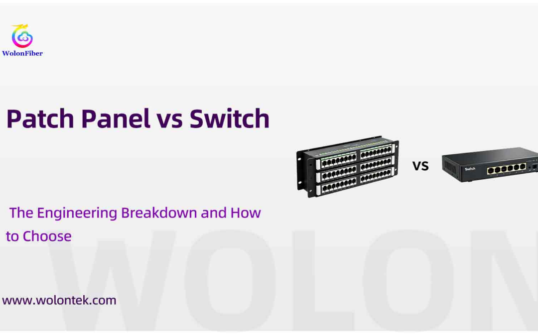 Patch Panel vs Switch: The Engineering Breakdown and How to Choose