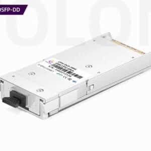 Heavy-duty 200GBASE-ER4 CFP2 module with red pull-tab, superior thermal dissipation for 40km core optical transport networks.