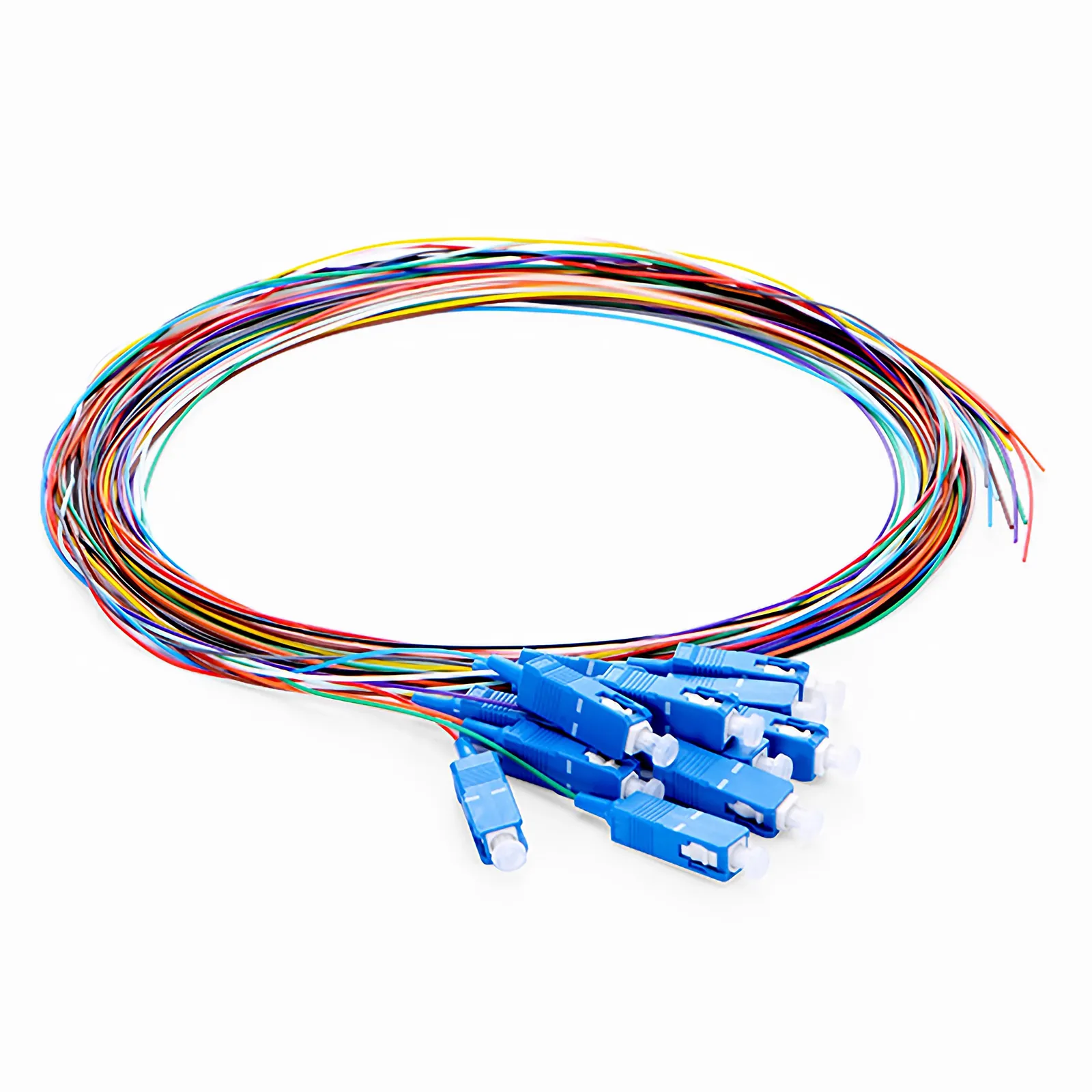 Custom 12-Fiber Color-Coded Pigtails