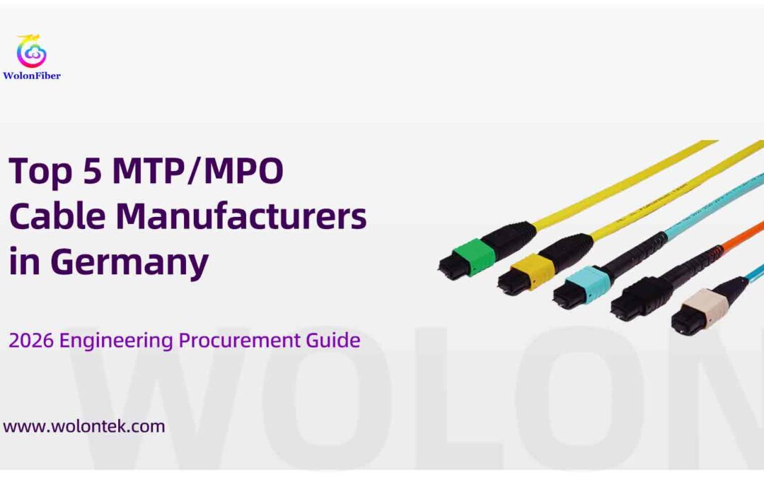 Top 5 MTP/MPO Cable Manufacturers in Germany: 2026 Engineering Procurement Guide
