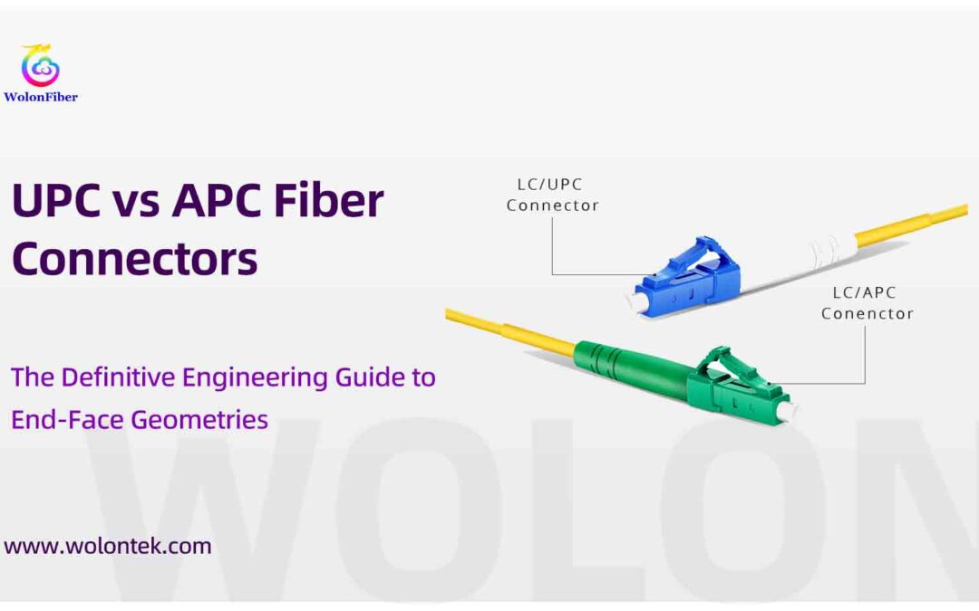 UPC vs APC Fiber Connectors: The Definitive Engineering Guide to End-Face Geometries