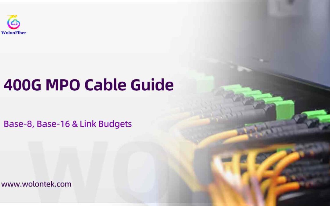 400G MPO Cable Selection: Navigating Base-8, Base-16, and Link Budgets