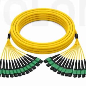 Custom 96-288 Fiber MPO/MTP Trunk Cable | 12x Connectors | WolonFiber